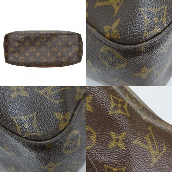 LOUIS VUITTON Brown Monogram Leather Looping GM Shoulder Bag - Picture 4 of 11